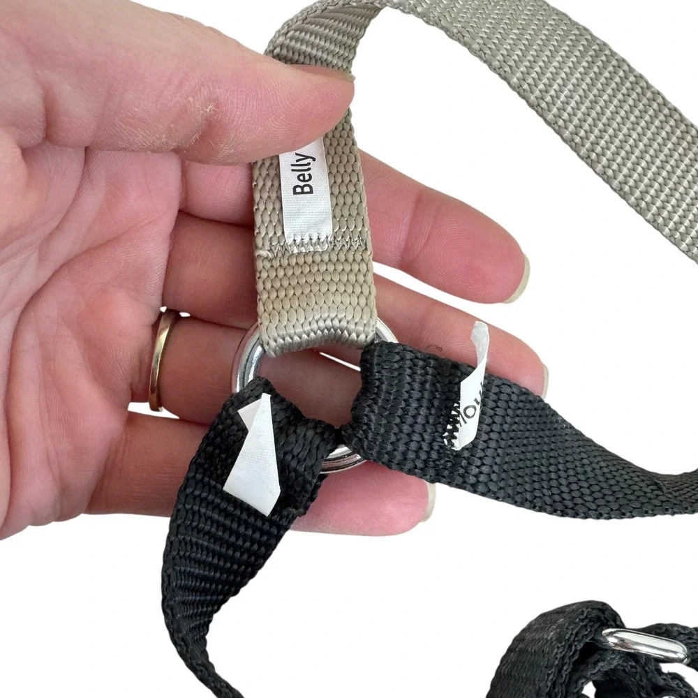PetSafe Easy Walk Dog Harness Black Beige Adjustable Front Clip Training Size L